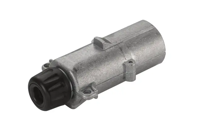 Støpsel 7 polet metall m/flatstift tilk. Hella 