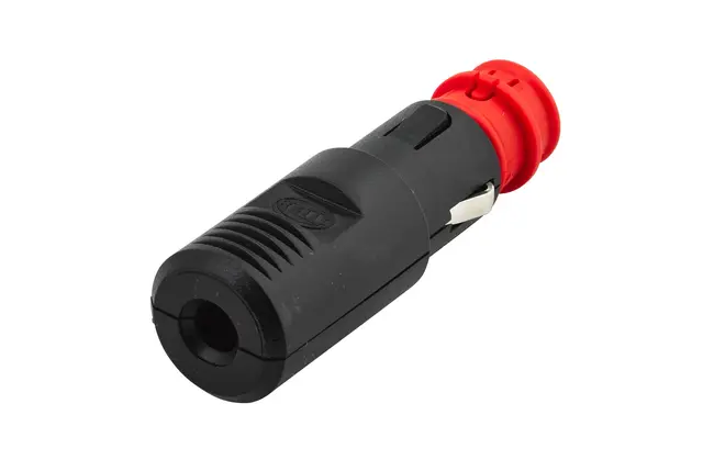 Støpsel ISO 4165 /lighter m/8amp sikring Hella 