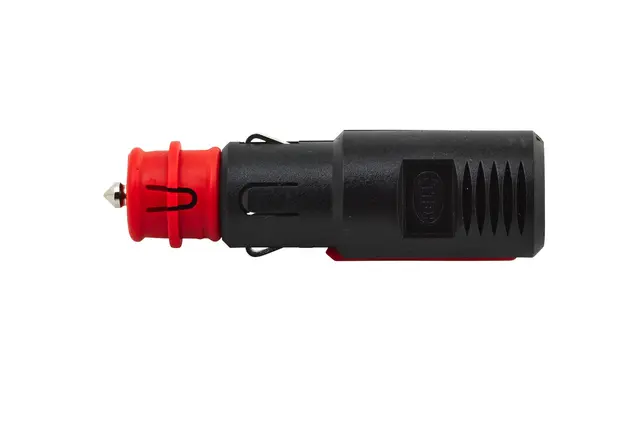 Støpsel ISO 4165 /lighter m/8amp sikring Hella 