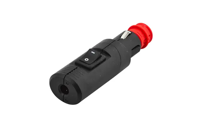 Støpsel ISO 4165/lighter m/bryter Hella 