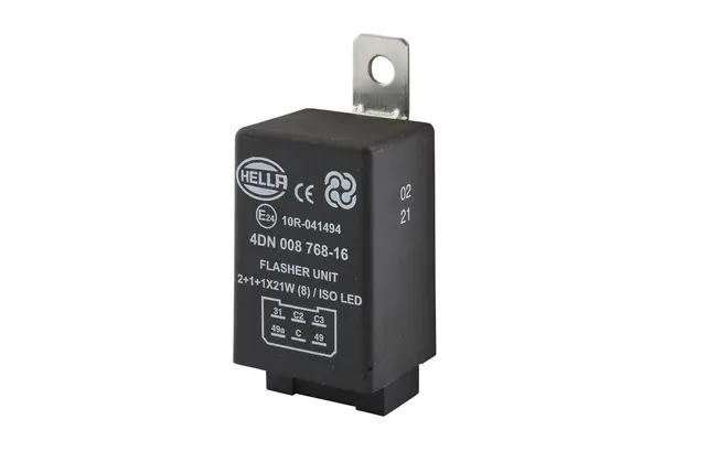 LED-FLASHER UNIT 12V 2+1+1           4DN Hella 
