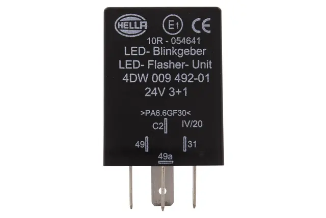 LED Blinklysrele 24v 3+1 Hella 