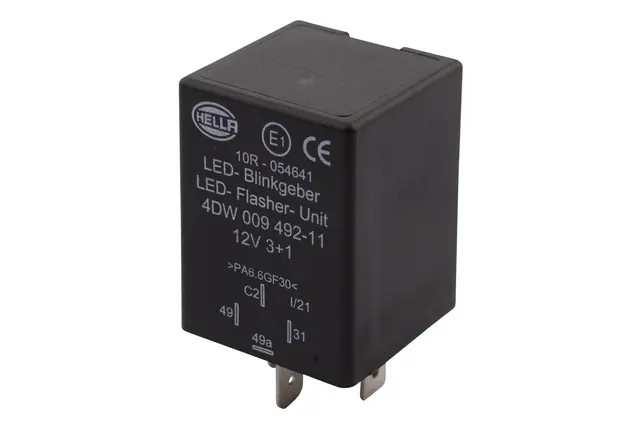LED Blinklysrele 12v 3+1 Hella 