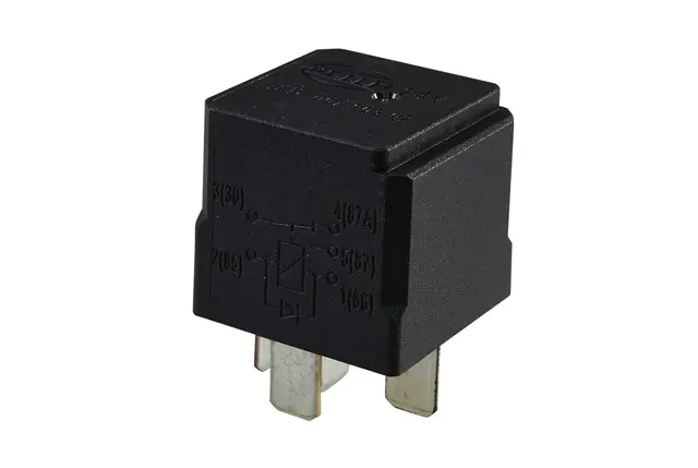 Vekselrele S2 24V 30/15A Singel pk. Hella 