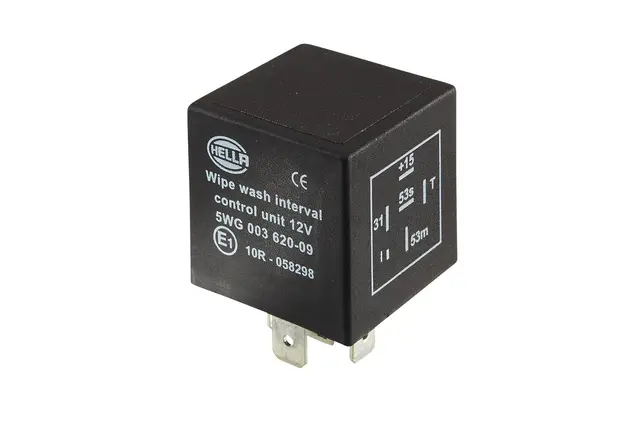 Visker rele 12V 6PIN Hella 