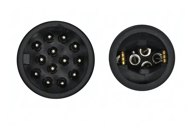 13-polet plaststøpsel med skrukontakt Hella 