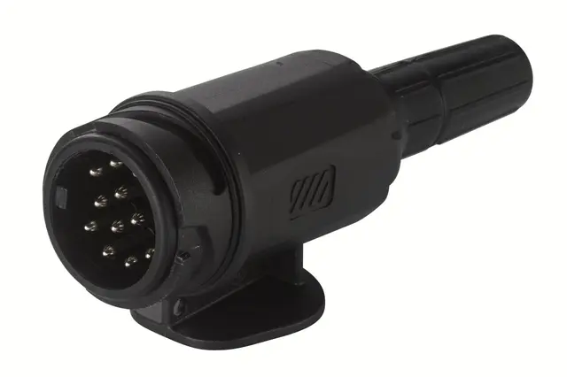 13-polet plaststøpsel med skrukontakt Hella 