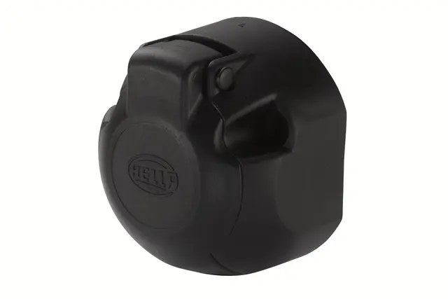 Kontakt 7-pol plast m/utkobling av tåkel Hella 