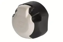 Hengerkontakt bil 7 pol Hvitt lokk Hella