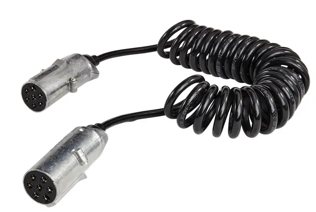 Spiralkabel 12V med 3,5m.kabel Hella 
