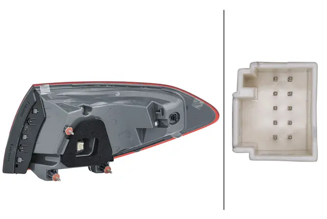 LAMP SBBL LH LHD MD12 OUTER          2SD Hella 