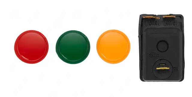 Av/På Bryter 12V Grønn/Rød/Orange Hella 