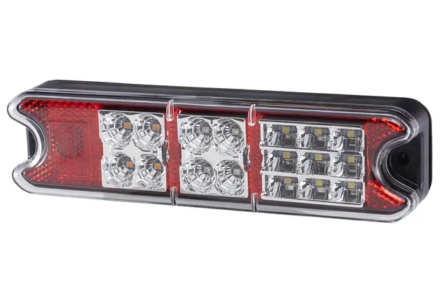 LED multifunksjons baklykt. 12-24v Value Hella 