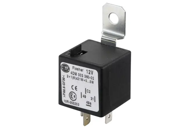 FLASHER UNIT 2+1(6)x21W 12V          4DM Hella 