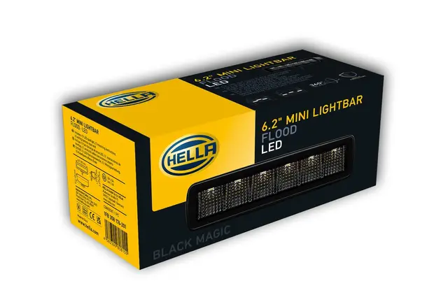 LED MINI LIGHTBAR 6.2" FLOOD         1FB Hella 