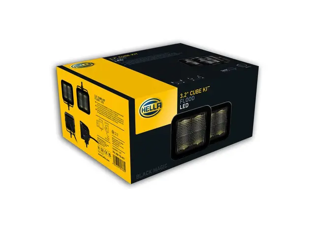 LED CUBE KIT 3.2" FLOOD              1FA Hella 
