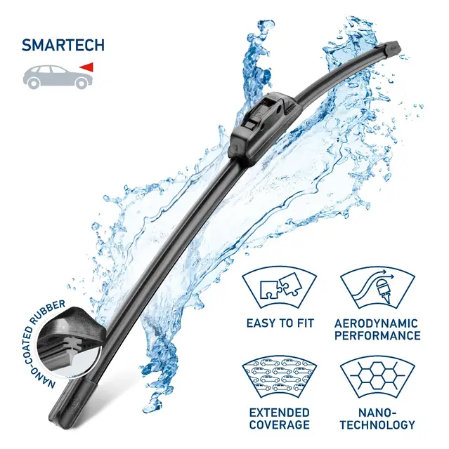 FRAMELESS WIPER BLADE 15"            9XW Hella 