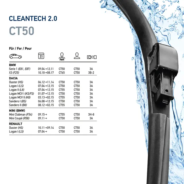 WIPER BLADE FRAMELESS 20             9XW Hella 