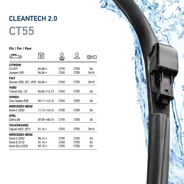 WIPER BLADE FRAMELESS 22'            9XW Hella 