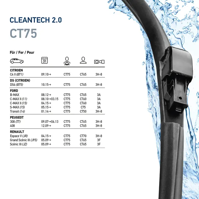 CLEANTECH FRAMELESS 30' LHD          9XW Hella 