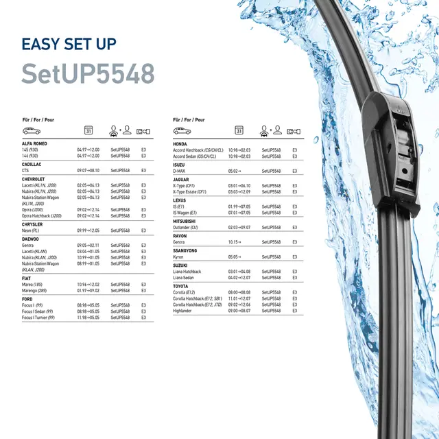 WIPER BLADE, UNIVERSAL               9XW Hella 