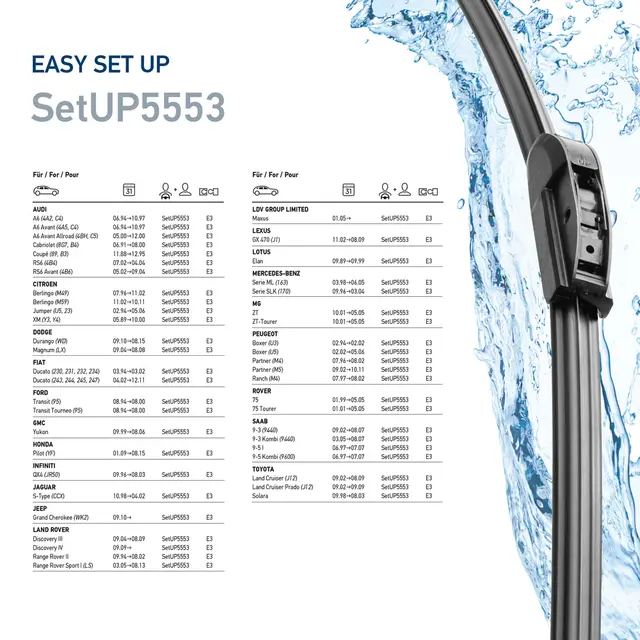 WIPER BLADE, UNIVERSAL               9XW Hella 