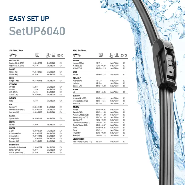 WIPER BLADE, UNIVERSAL               9XW Hella 
