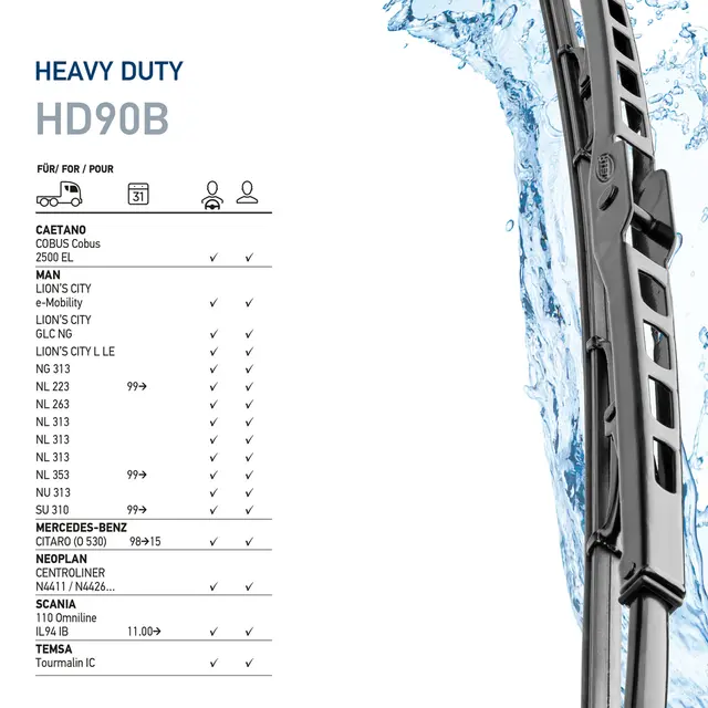 WIPER BLADE 900MM                    9XW Hella 