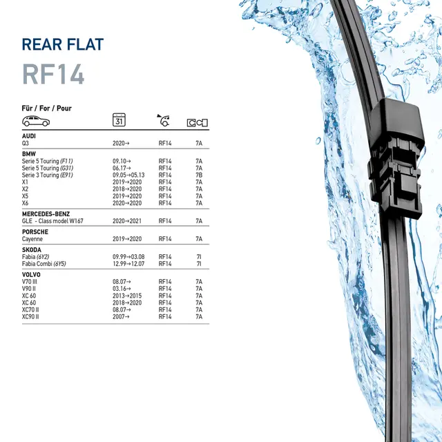 WIPER BLADE PC 14" 350MM RF14        9XW Hella 