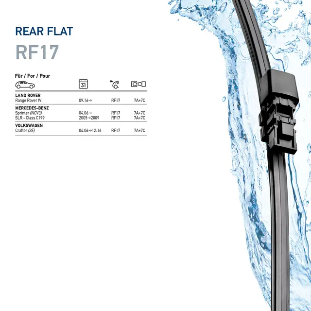 WIPER BLADE PC 17" 425MM RF17        9XW Hella 
