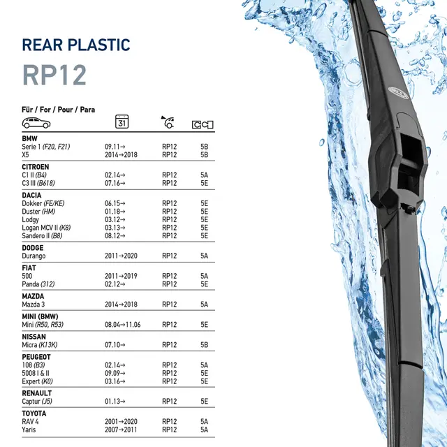 WIPER BLADE                          9XW Hella 