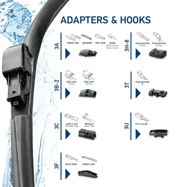 WIPER BLADE FRAMELESS 24'            9XW Hella 