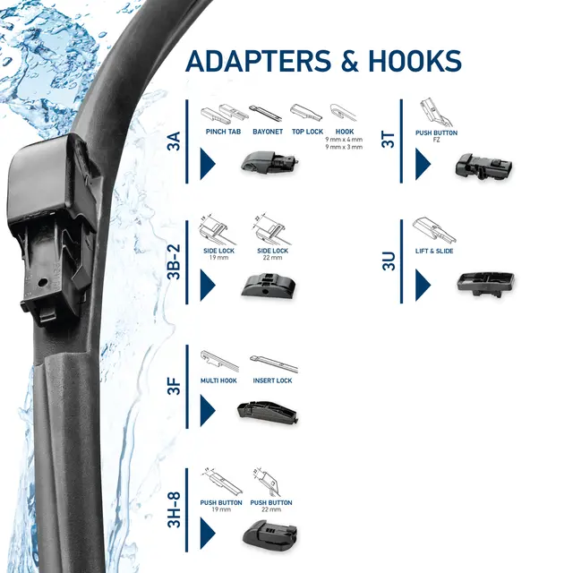 WIPER BLADE FRAMELESS 18             9XW Hella 
