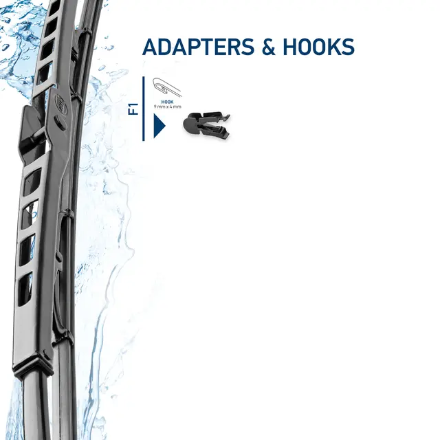 WIPER BLADE CV 26"+22" WITH JET      9XW Hella 