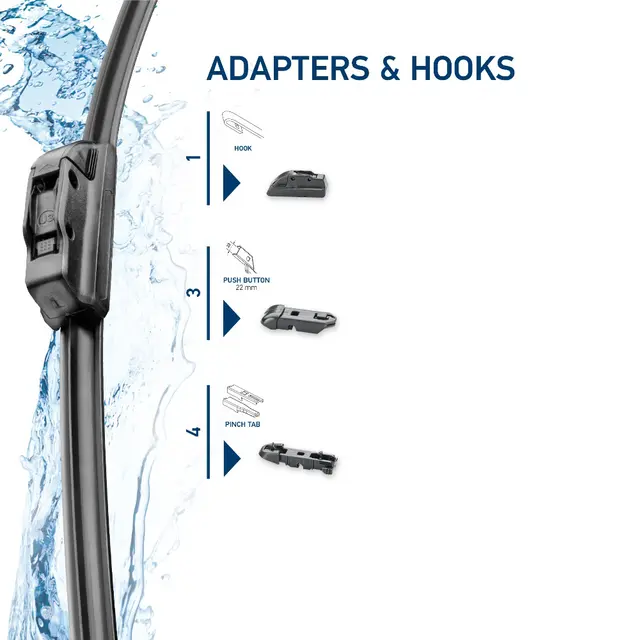 FRAMELESS WIPER BLADE 15"            9XW Hella 