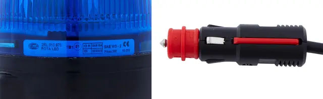 LED LAMP 12/24V BLUE MAGNET MOUNT    2RL Hella 