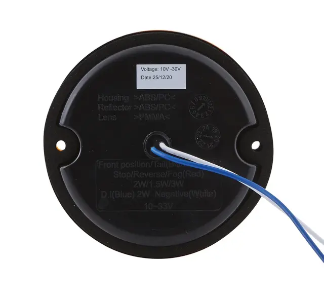 LED blinklykt  10-30v 17led Gult glass Hella 