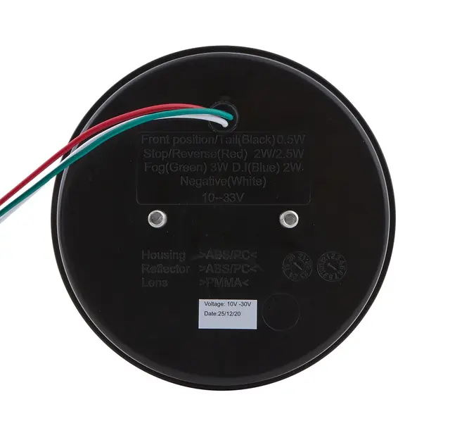 LED baklampe rund Ø122 Hella 