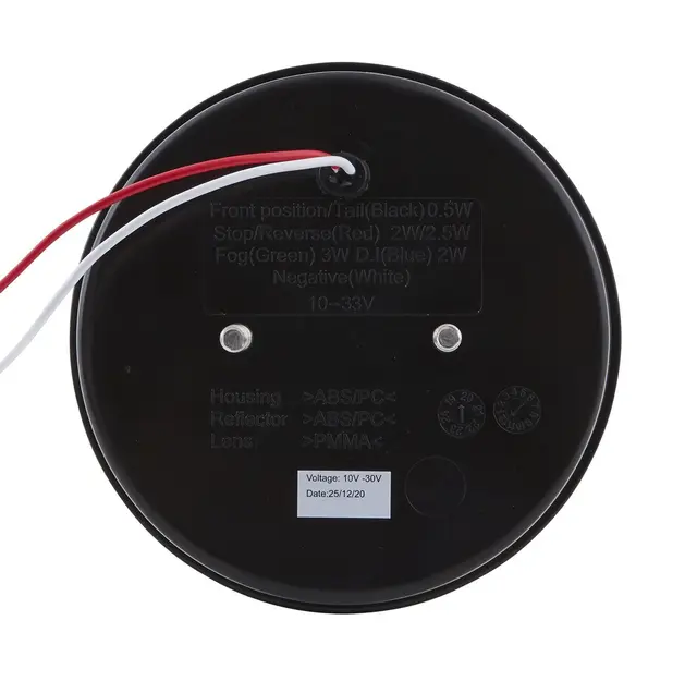 LED baklampe rund Ø122 Hella 