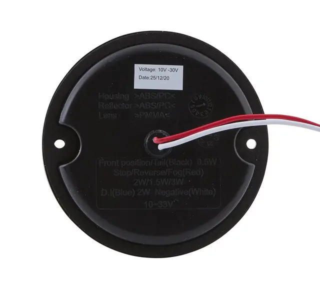 LED Ryggelykt rund Ø95 10-30v Hella 