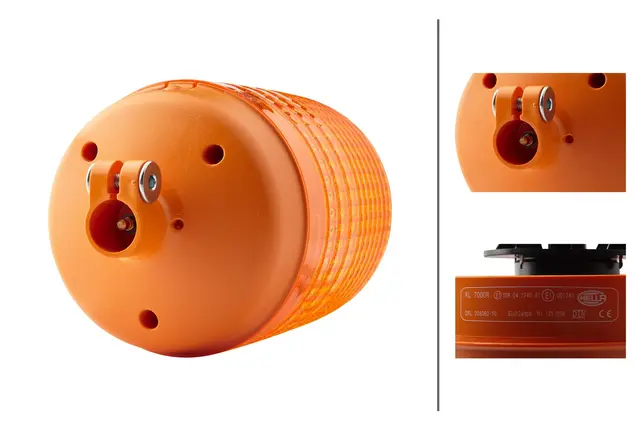 ROTATING BEACON H12V YELLOW MG12     2RL Hella 