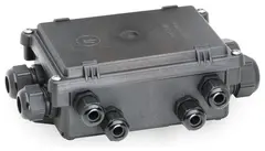 Kobl.boks, ADR/IP69K. 1xM25,3xM20,8xM16 Hella