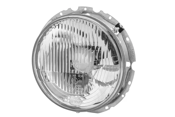 Lysk. H4 MB W460 herdet glass Hella 