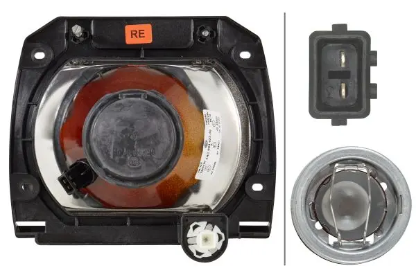 Hovedlys H4 høyre Hella 