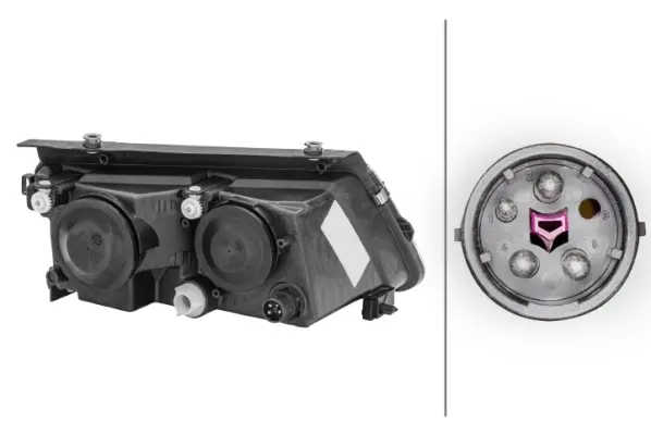 Lysk. FF-H7/H1 venstre VW Passat B5 Hella 