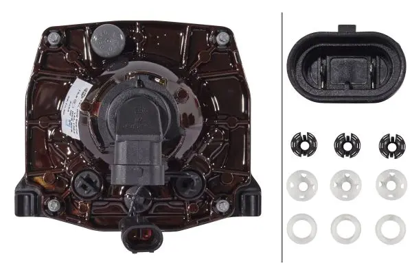 Lysk. 90mm Bi-Halogen 12V Hella 