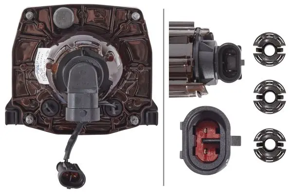 Module 90mm Bi-Halogen 24v Hella 