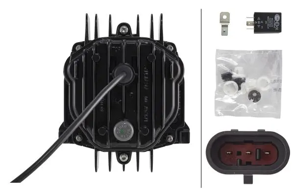 BI-LED 90mm m/LED kontroll 24v Hella 