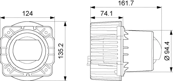 HEADLAMP DE-US A/F MD12/24           1AL Hella 