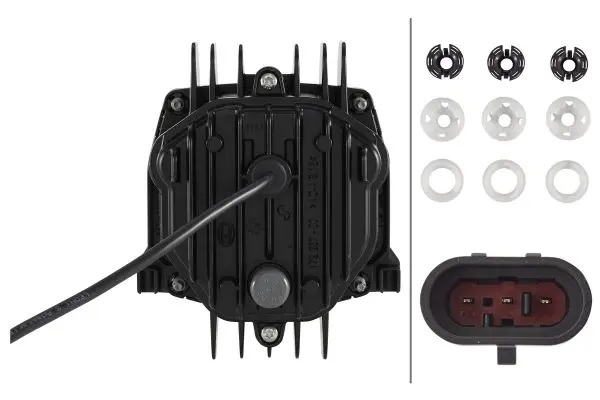 Mono-LED 90mm lyskaster nærlys Hella 